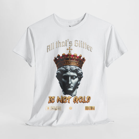 All That Glitters Unisex Heavy Cotton Tee - Statement Graphic T-Shirt