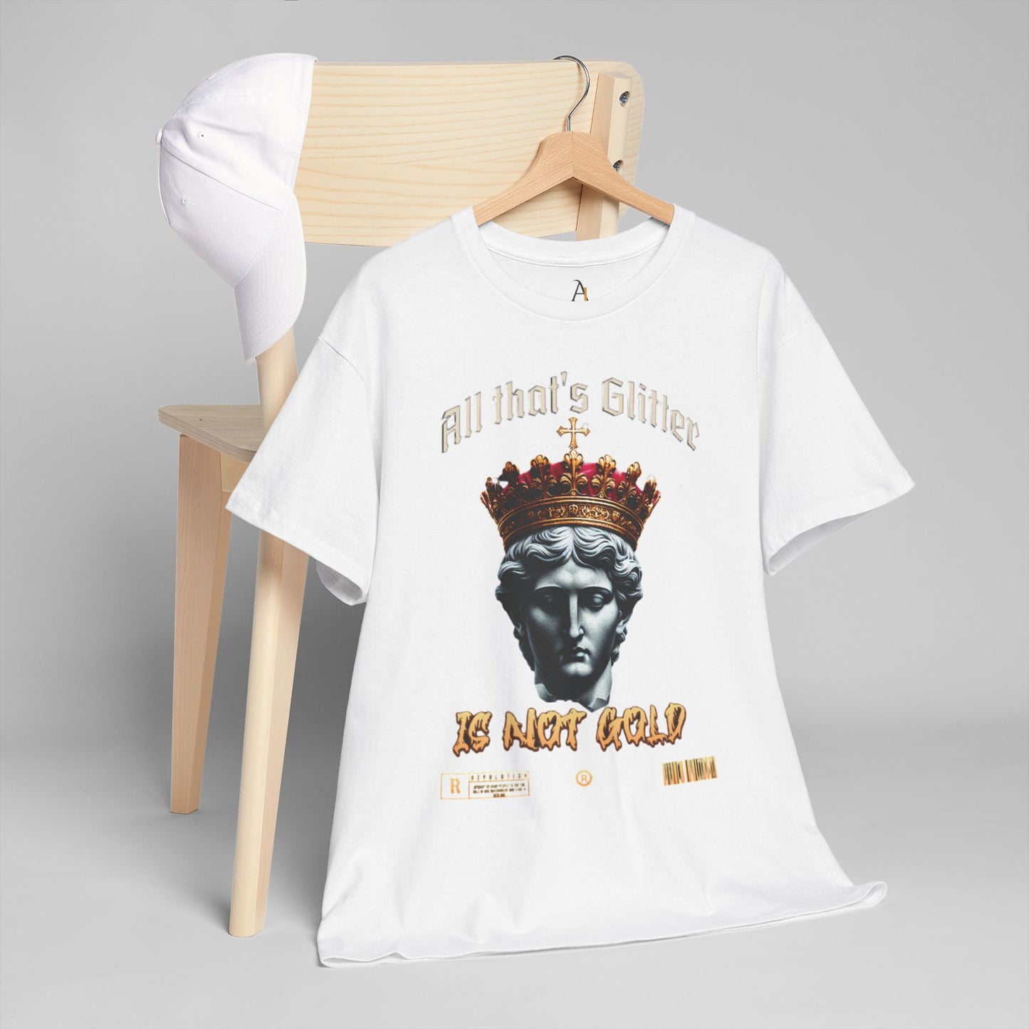 All That Glitters Unisex Heavy Cotton Tee - Statement Graphic T-Shirt