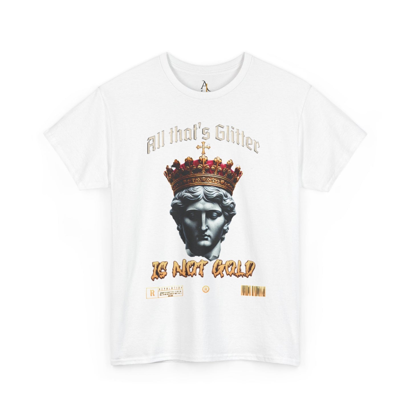 All That Glitters Unisex Heavy Cotton Tee - Statement Graphic T-Shirt