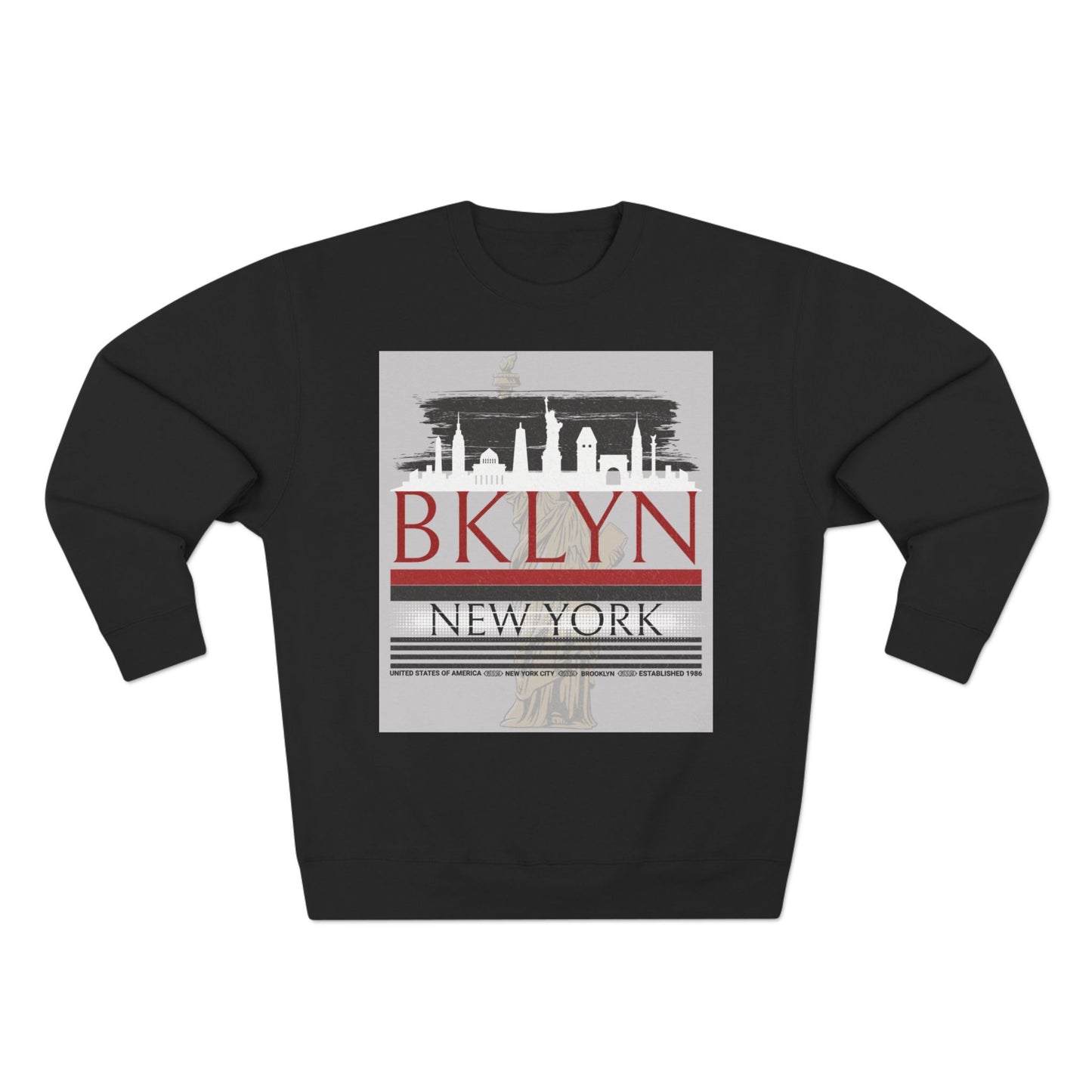 Brooklyn NYC Unisex Crewneck Sweatshirt - Casual Urban Apparel