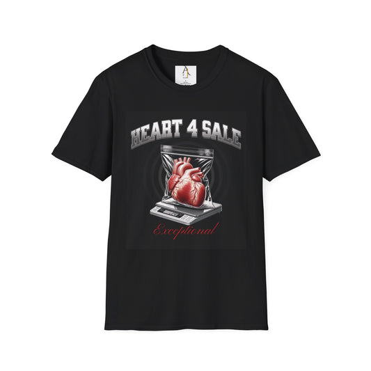 Heart 4 Sale Unisex Softstyle T-Shirt - Unique Graphic Tee for Casual Wear