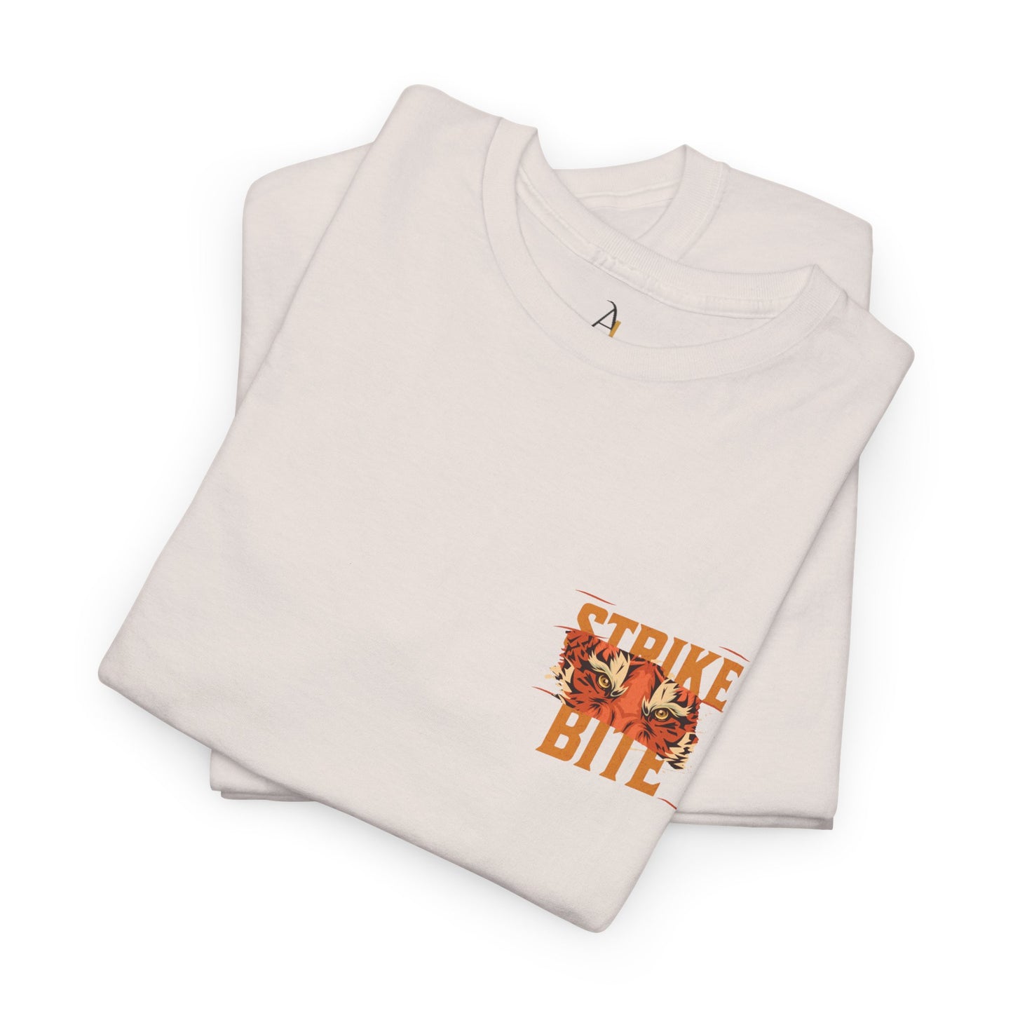 Unisex Heavy Cotton Tee - Fierce Tiger Design | Casual Streetwear for Animal Lovers