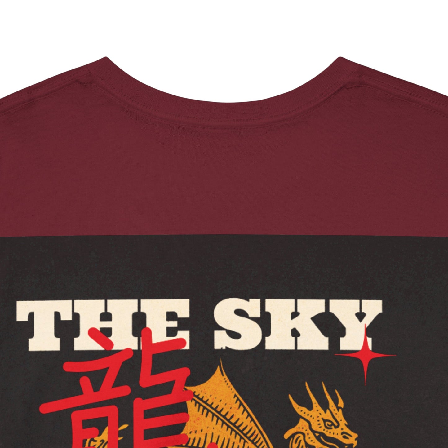 Emperor Dragon Unisex Heavy Cotton Tee - Bold Graphic Tee for Fashion Enthusiasts