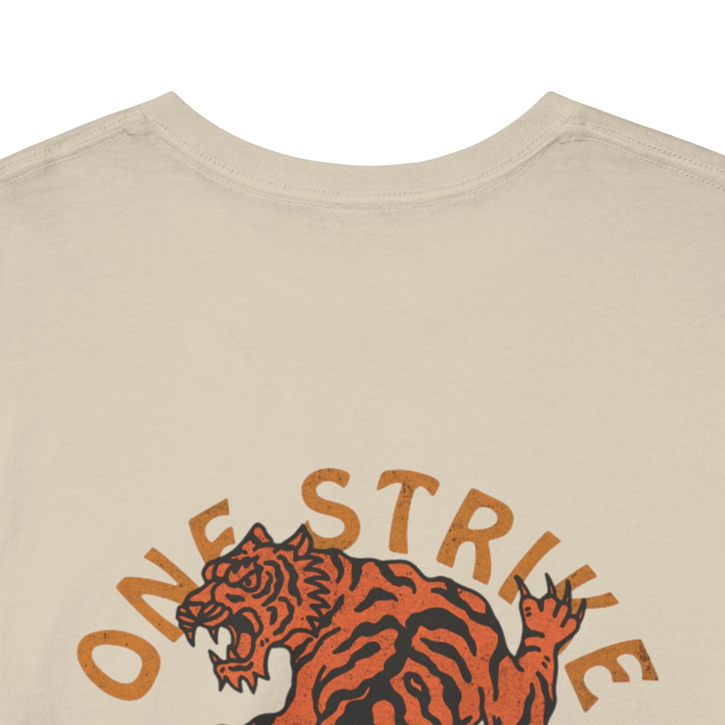 Unisex Heavy Cotton Tee - Fierce Tiger Design | Casual Streetwear for Animal Lovers