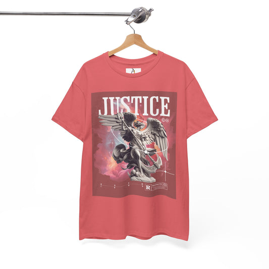 Justice Graphic Unisex Heavy Cotton Tee - Bold Art for Activism & Everyday Wear