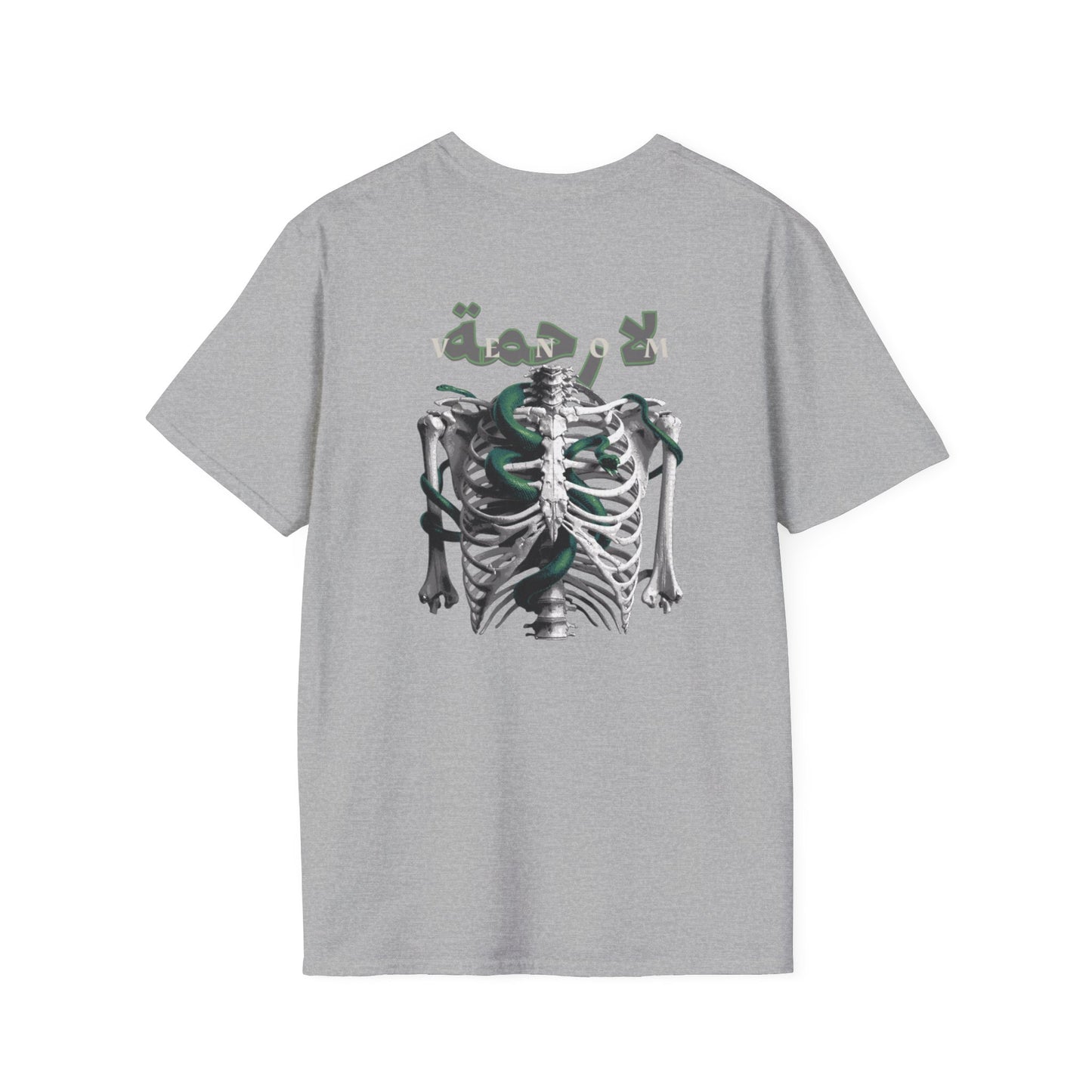 Chill Vibes Skeleton Unisex Softstyle T-Shirt - Unique Graphic Tee for Casual Wear