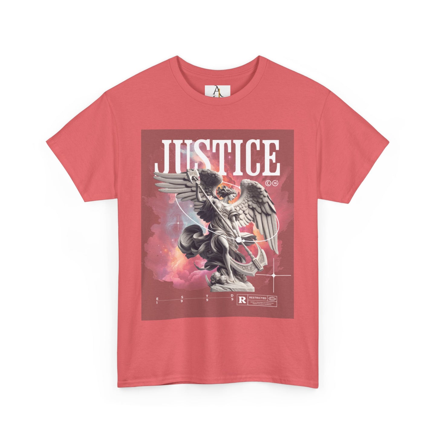 Justice Graphic Unisex Heavy Cotton Tee - Bold Art for Activism & Everyday Wear