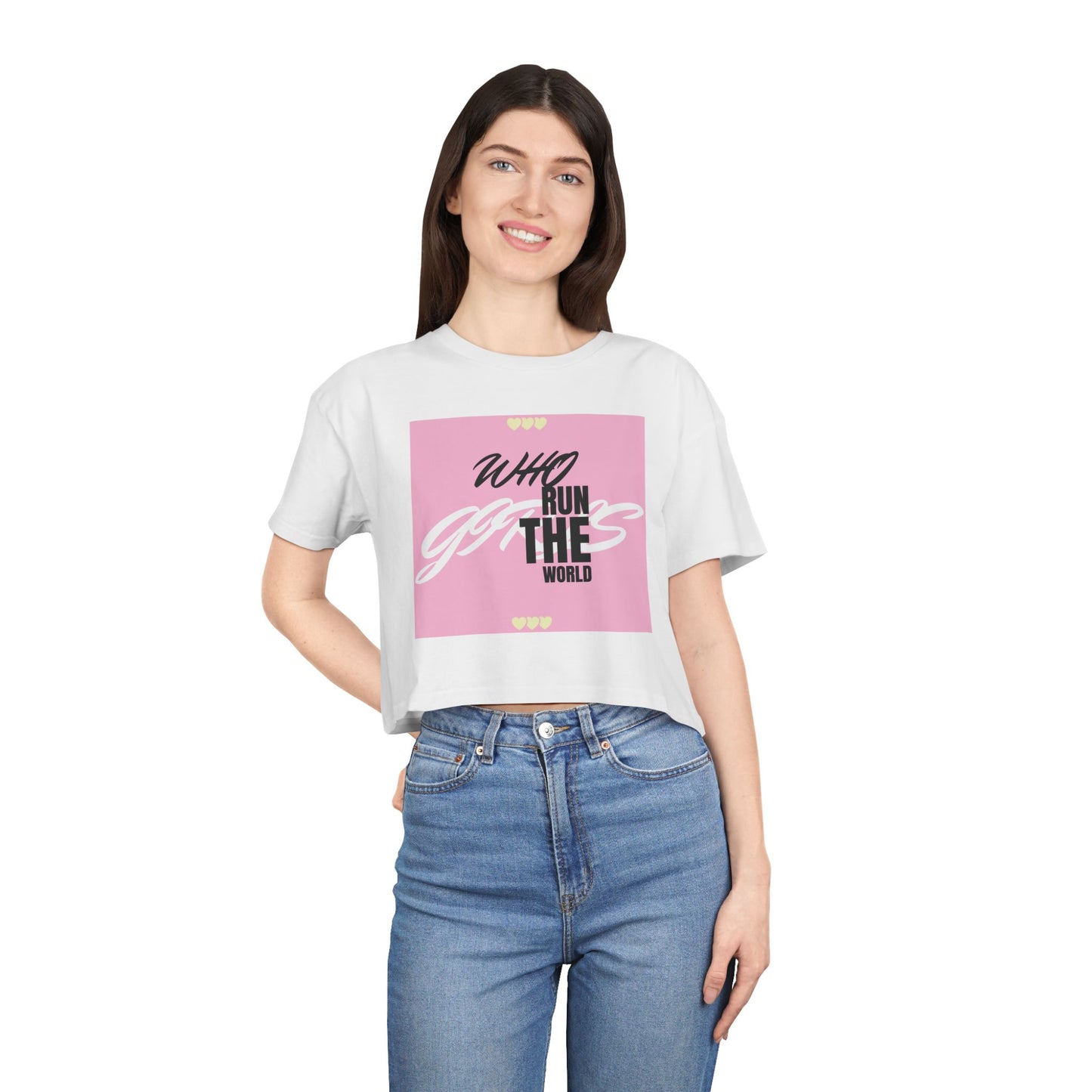 Trendy Crop Tops | Women's Graphic T-Shirt | A&J Empire