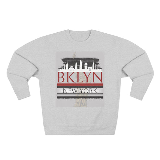 Brooklyn NYC Unisex Crewneck Sweatshirt - Casual Urban Apparel