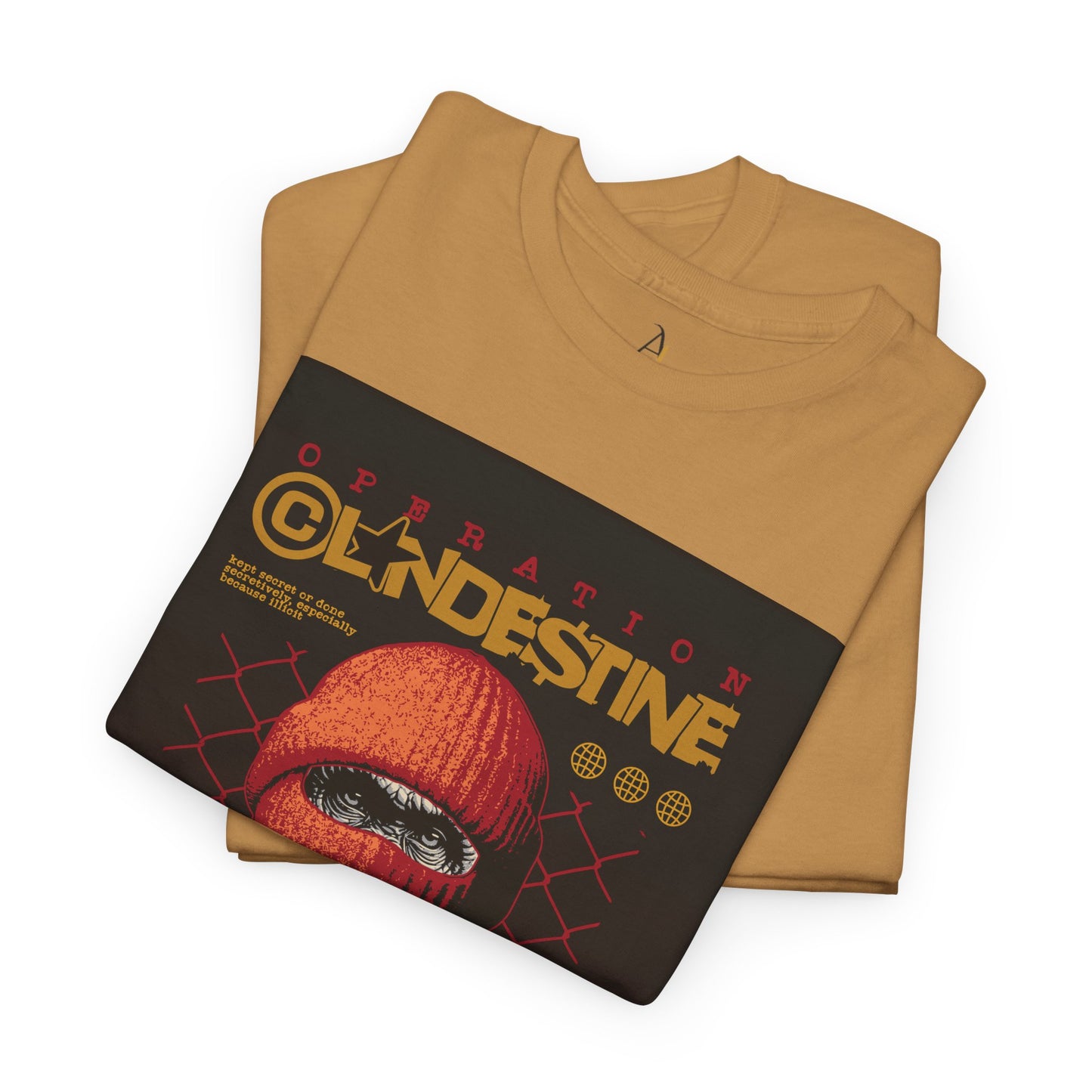 Operation Clandestine Unisex Heavy Cotton Tee - Retro Graphic T-Shirt