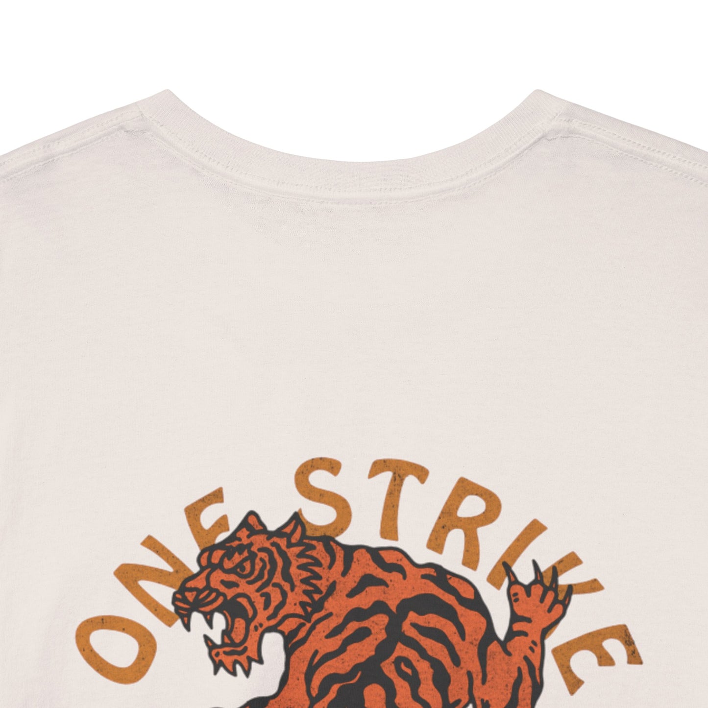 Unisex Heavy Cotton Tee - Fierce Tiger Design | Casual Streetwear for Animal Lovers