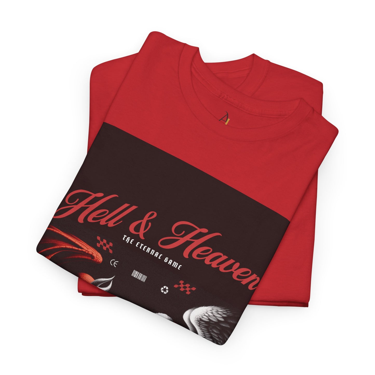 Hell & Heaven Unisex Heavy Cotton Tee - Bold Graphic Tee for Statement Style