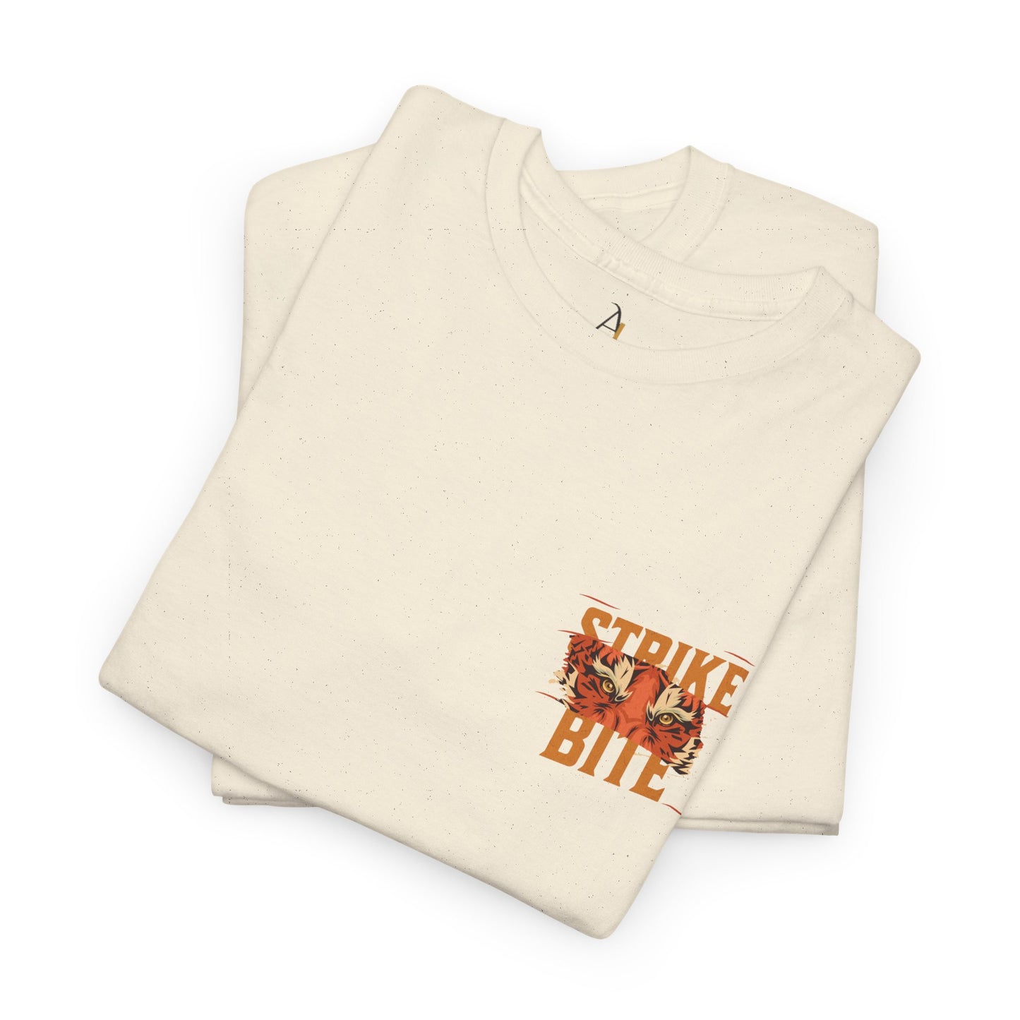 Unisex Heavy Cotton Tee - Fierce Tiger Design | Casual Streetwear for Animal Lovers