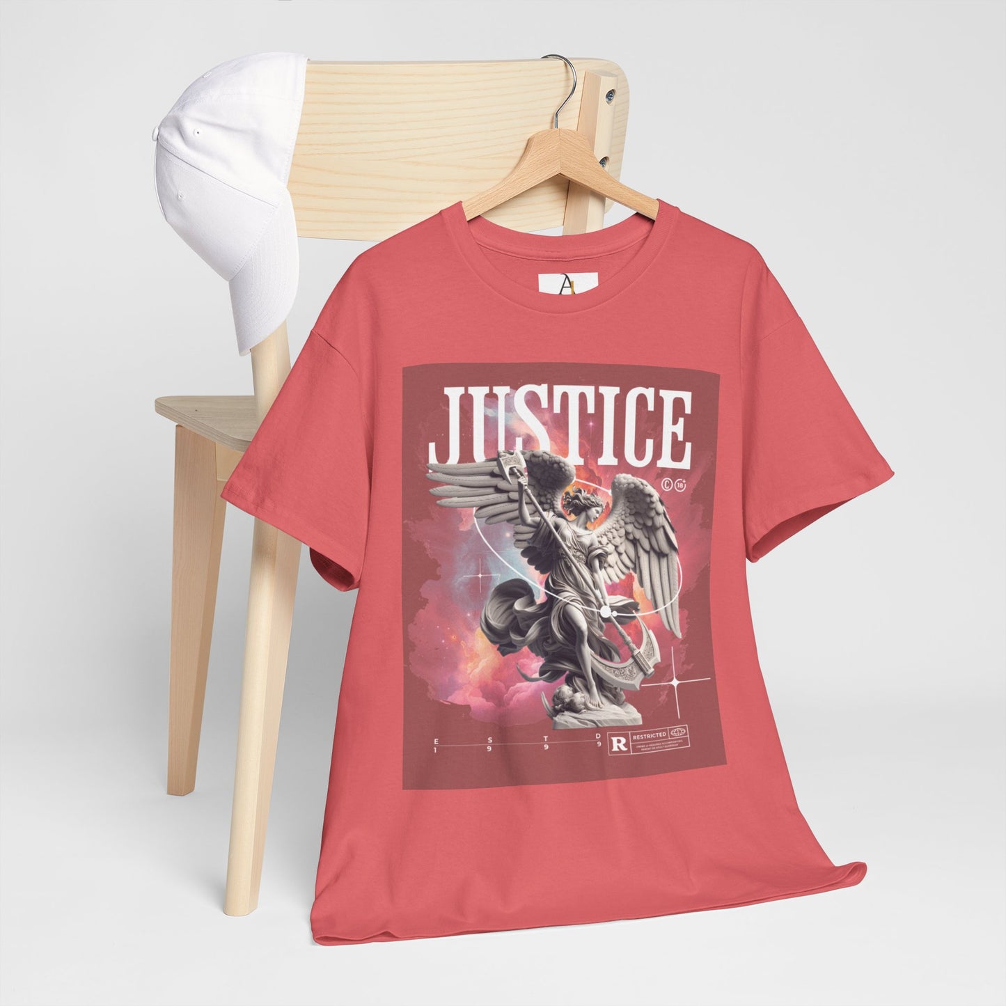 Justice Graphic Unisex Heavy Cotton Tee - Bold Art for Activism & Everyday Wear