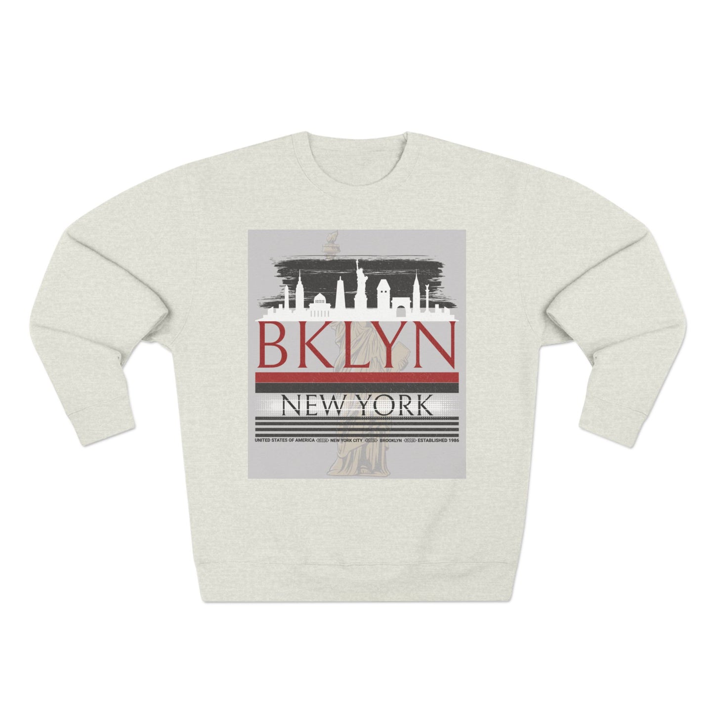 Brooklyn NYC Unisex Crewneck Sweatshirt - Casual Urban Apparel