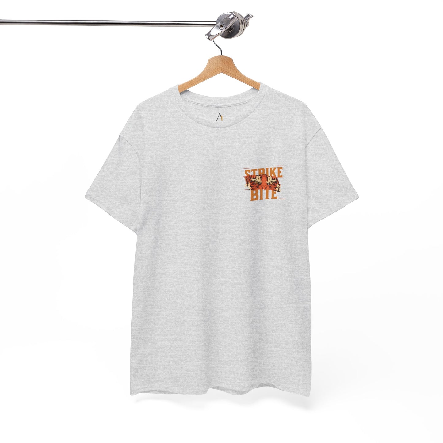 Unisex Heavy Cotton Tee - Fierce Tiger Design | Casual Streetwear for Animal Lovers
