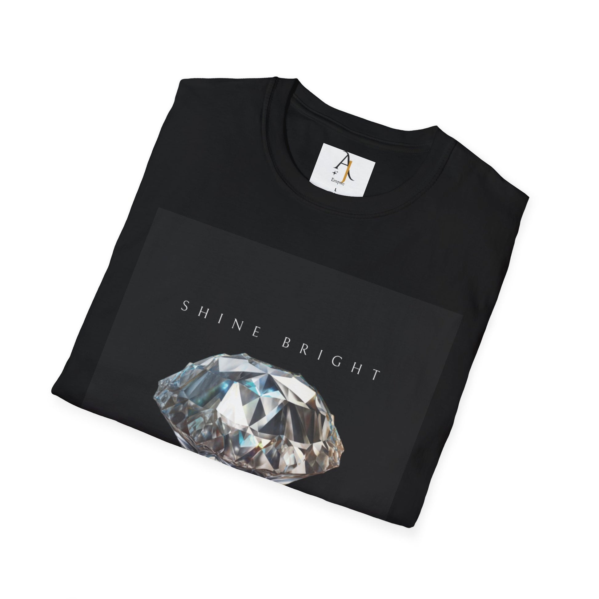 Diamond Graphic T-Shirt | Shine Bright Statement Shirt | A&J Empire