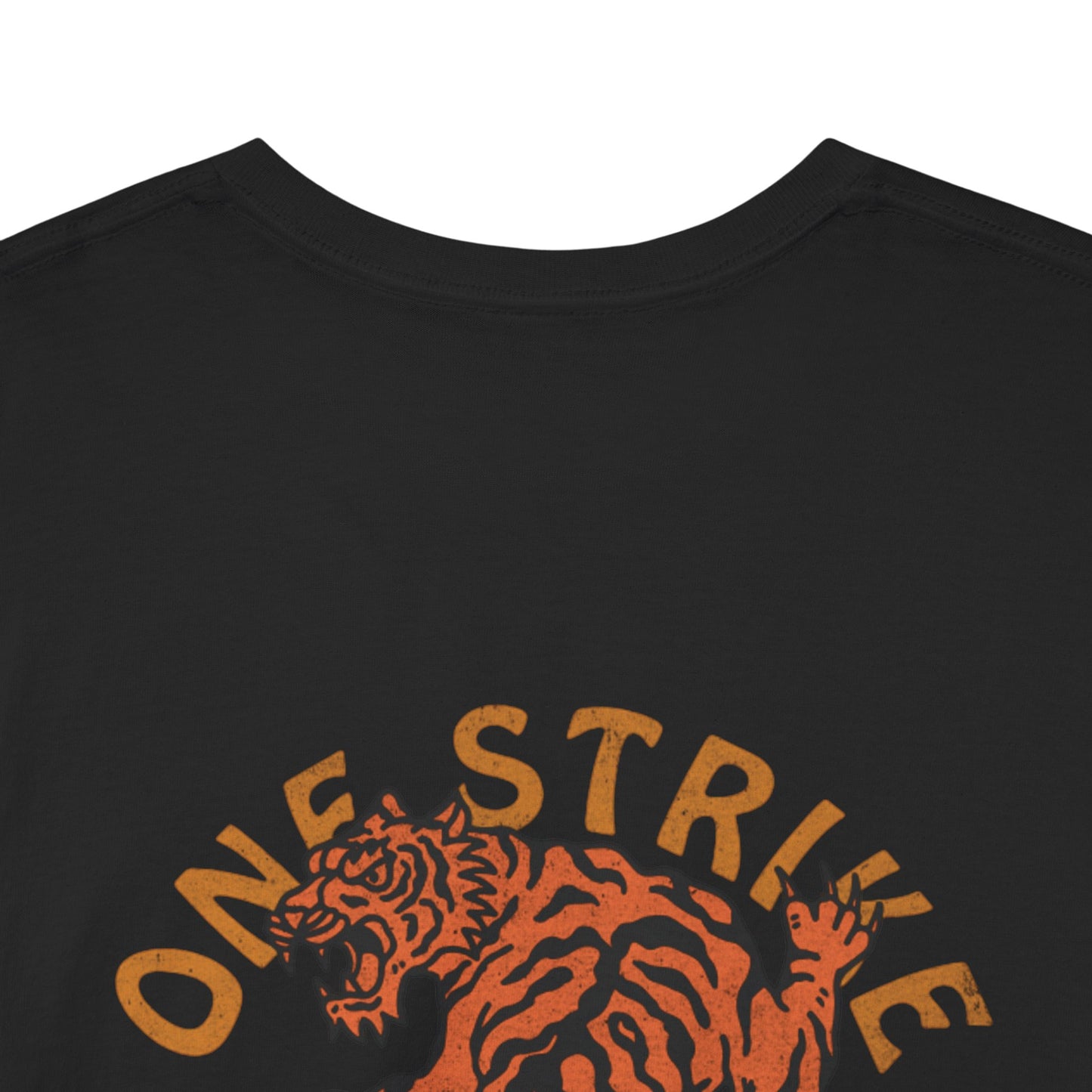 Unisex Heavy Cotton Tee - Fierce Tiger Design | Casual Streetwear for Animal Lovers