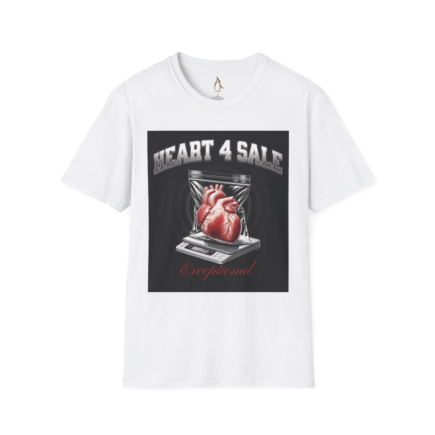 Heart 4 Sale Unisex Softstyle T-Shirt - Unique Graphic Tee for Casual Wear
