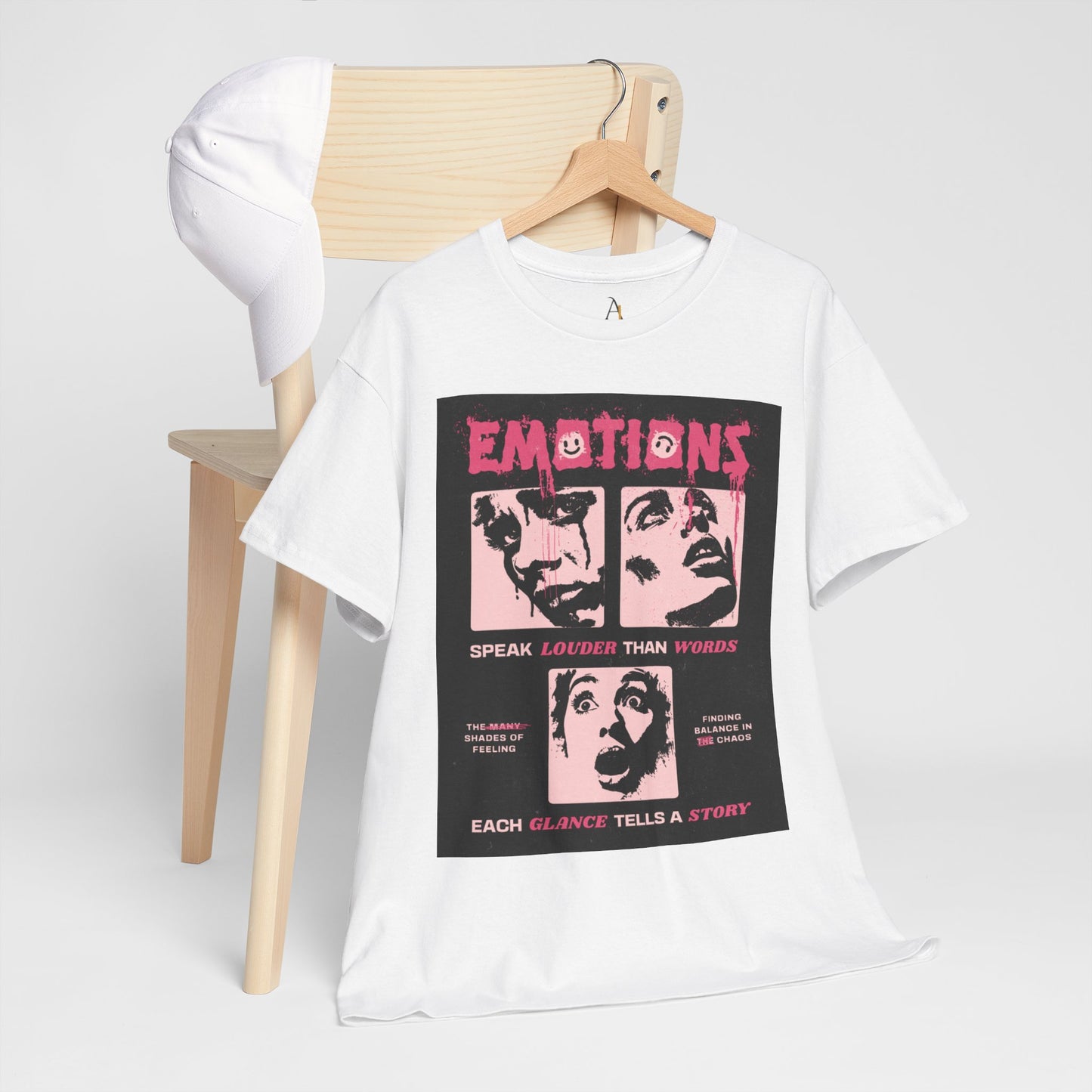 Trendy Graphic Tees | Emotions Graphic Shirt | A&J Empire
