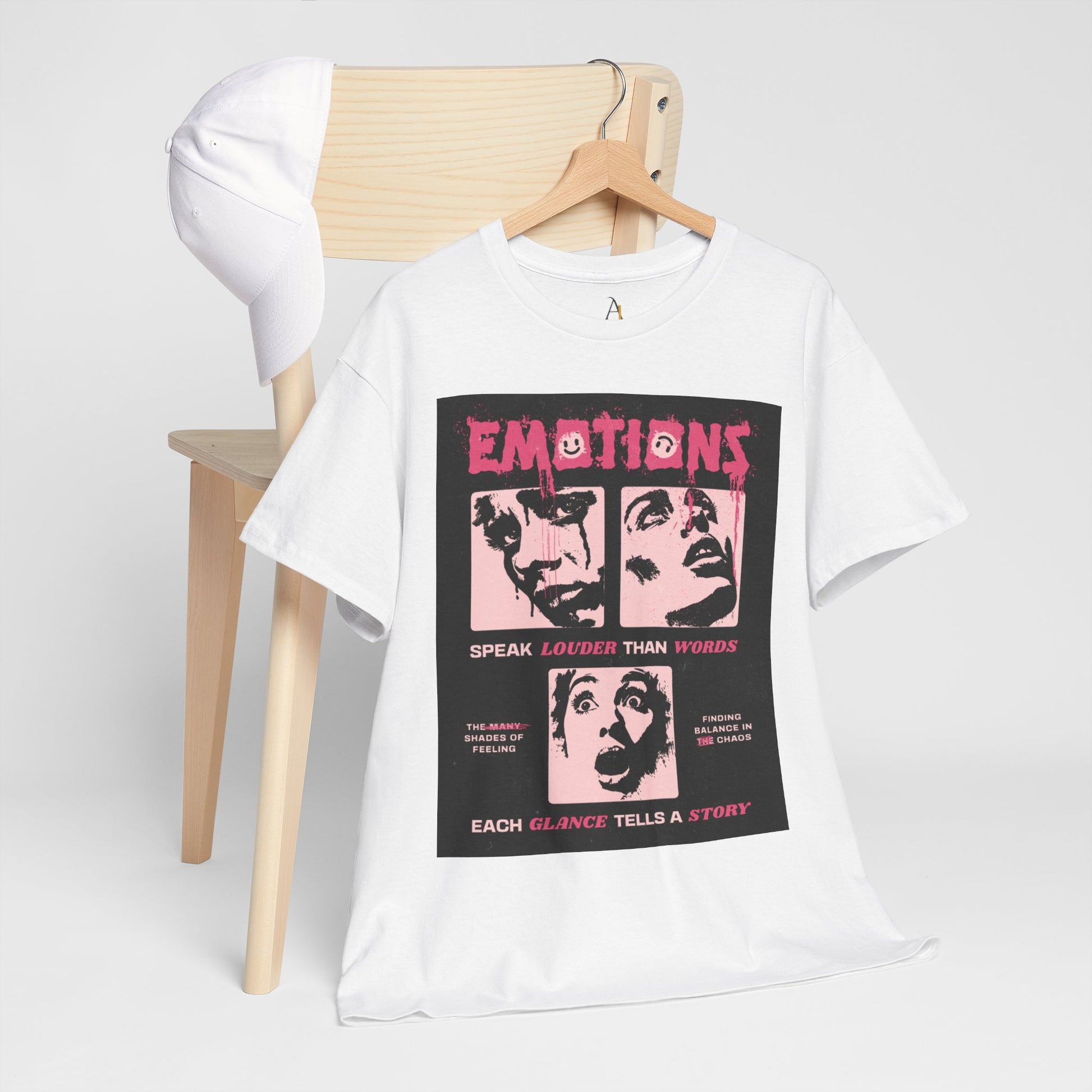 Trendy Graphic Tees | Emotions Graphic Shirt | A&J Empire