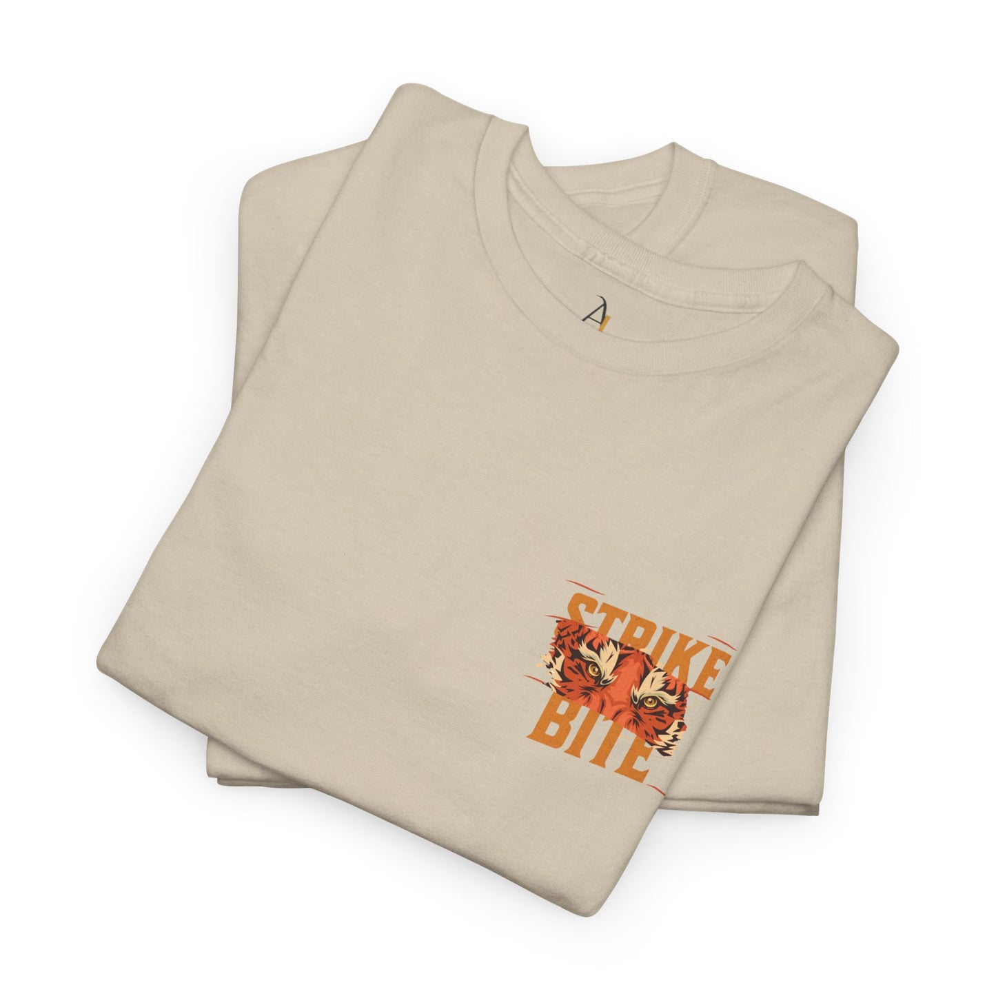 Unisex Heavy Cotton Tee - Fierce Tiger Design | Casual Streetwear for Animal Lovers