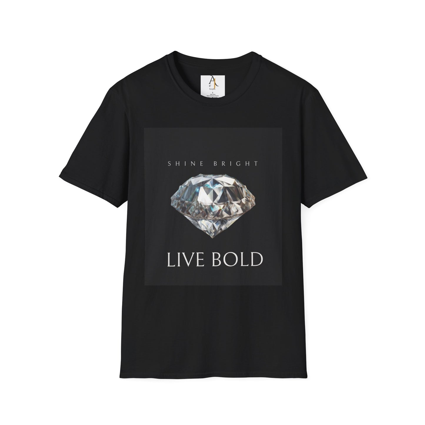 Diamond Graphic T-Shirt | Shine Bright Statement Shirt | A&J Empire