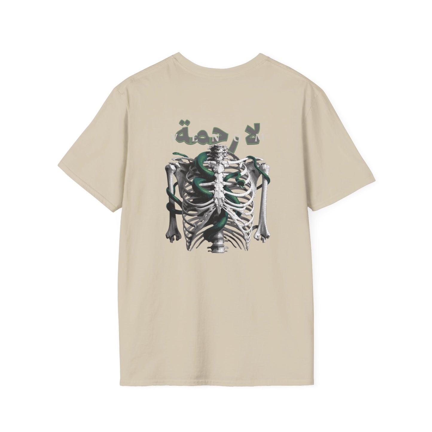 Chill Vibes Skeleton Unisex Softstyle T-Shirt - Unique Graphic Tee for Casual Wear