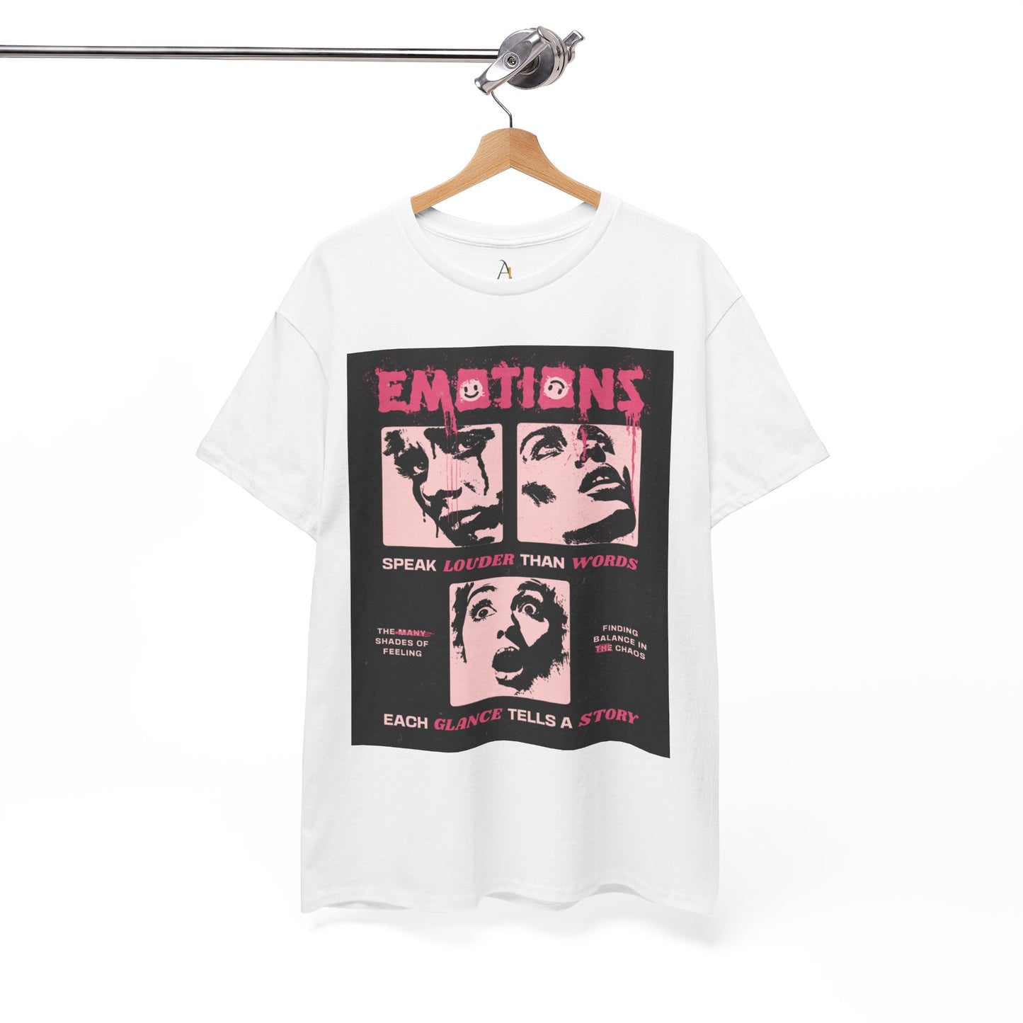 Trendy Graphic Tees | Emotions Graphic Shirt | A&J Empire