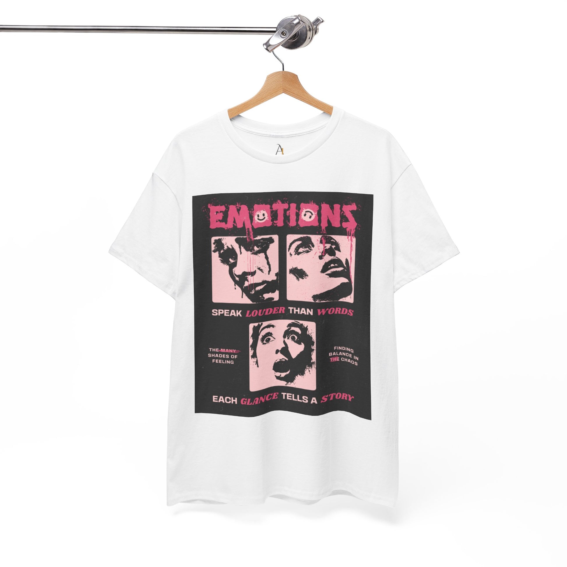 Trendy Graphic Tees | Emotions Graphic Shirt | A&J Empire