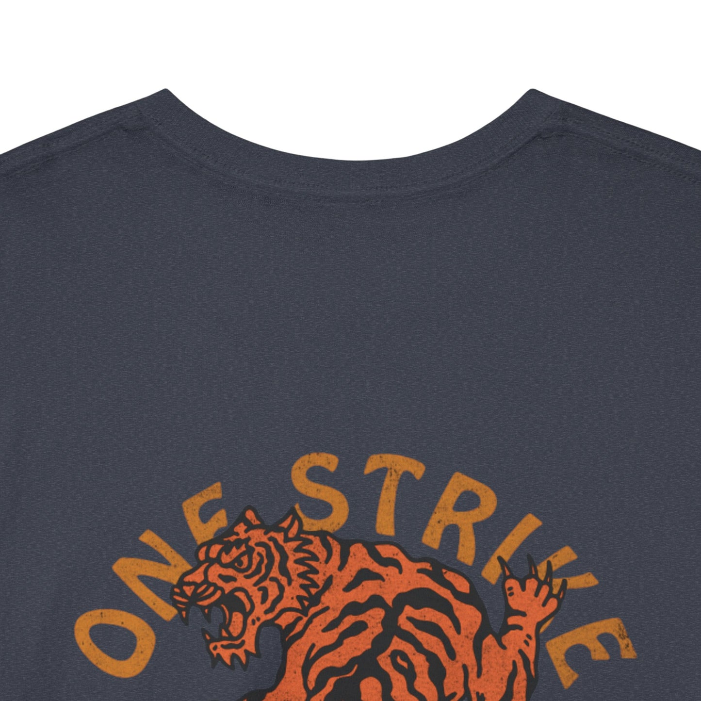 Unisex Heavy Cotton Tee - Fierce Tiger Design | Casual Streetwear for Animal Lovers