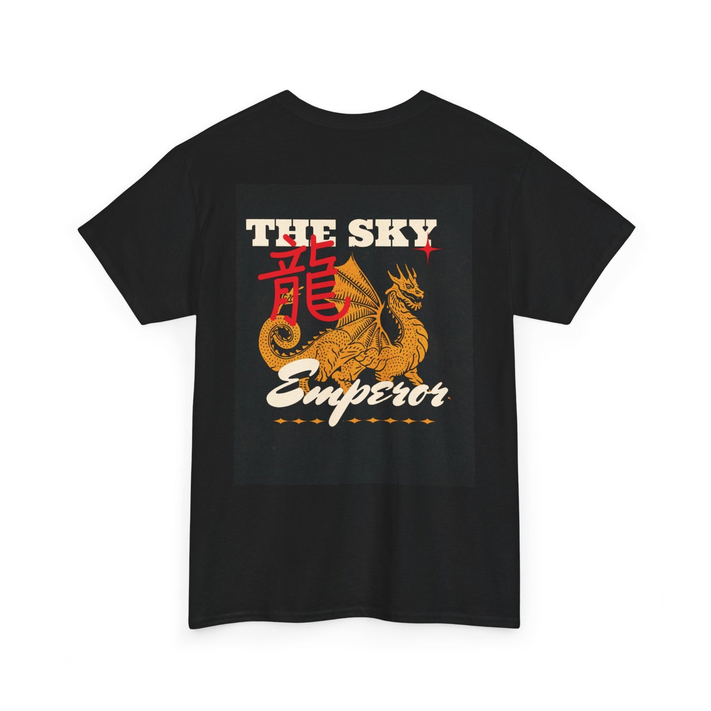 Emperor Dragon Unisex Heavy Cotton Tee - Bold Graphic Tee for Fashion Enthusiasts